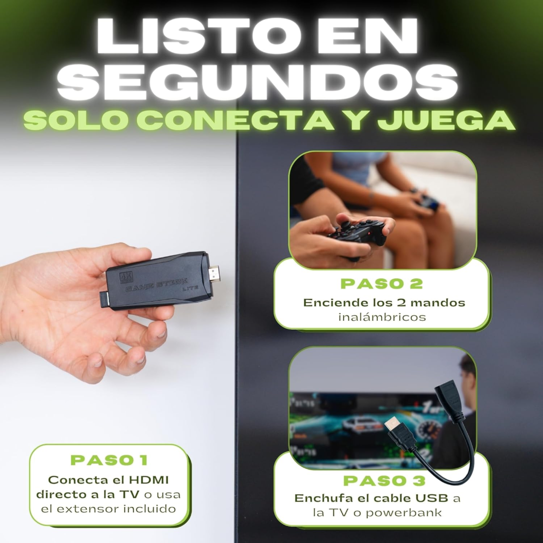 Consola videojuegos Retro 4k +20.000 juegos