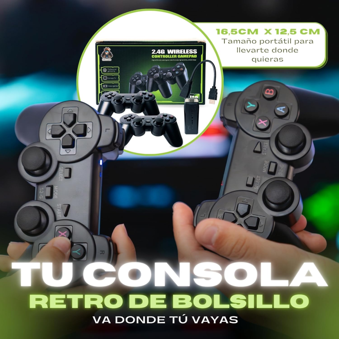 Consola videojuegos Retro 4k +20.000 juegos